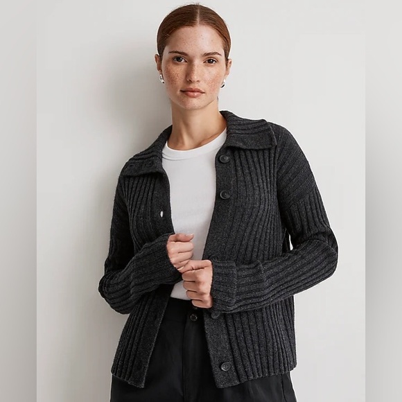Madewell Sweaters - Madewell Oversize-Collar Cardigan Sweater